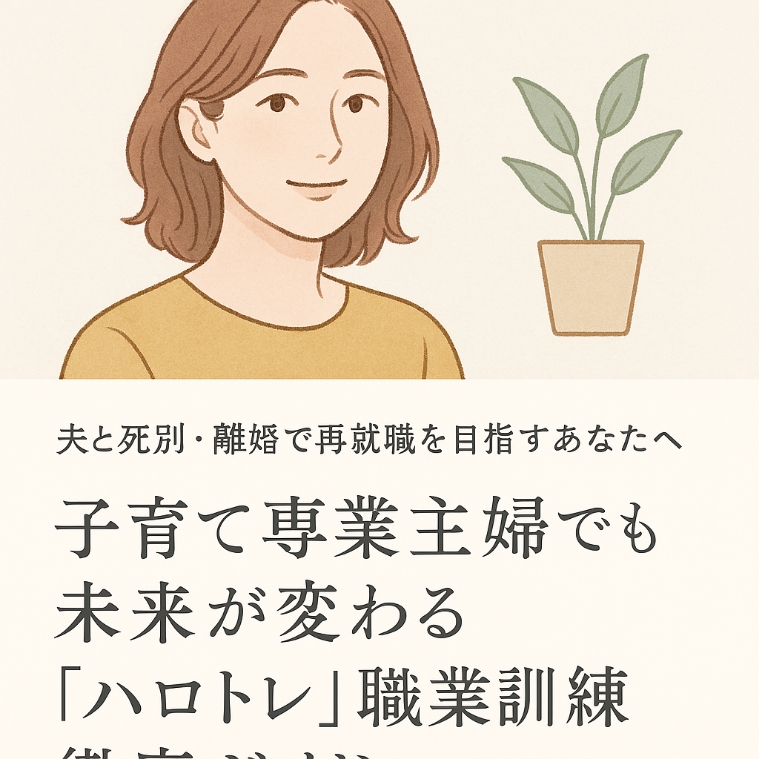 夫と死別・離婚で再就職を目指すあなたへ——子育て専業主婦でも未来が変わる