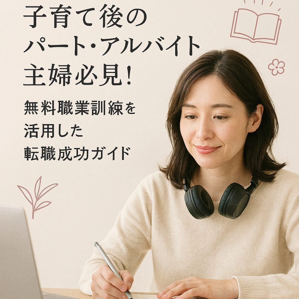 子育て後のパート・アルバイト主婦必見